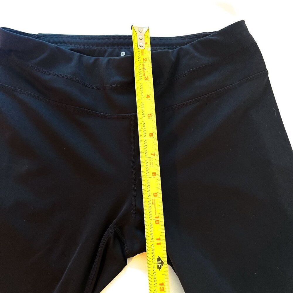 Athleta M Asymmetrical Mesh Sonar Yoga Tight Leggings Medium - Picture 10 of 13